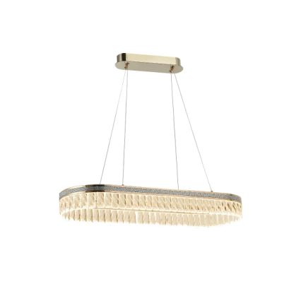 Dimbar LED-kristallkrona på vajer THALIA LED/50W/230V 3000-6000K + fjärrkontroll