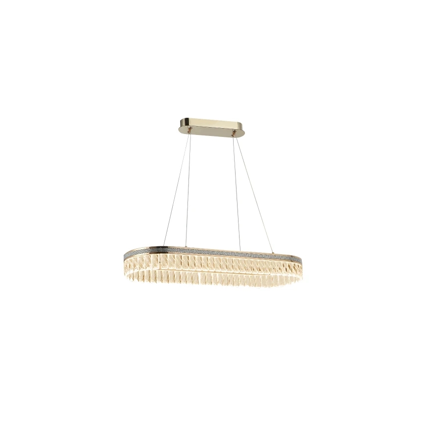 Dimbar LED-kristallkrona på vajer THALIA LED/50W/230V 3000-6000K + fjärrkontroll