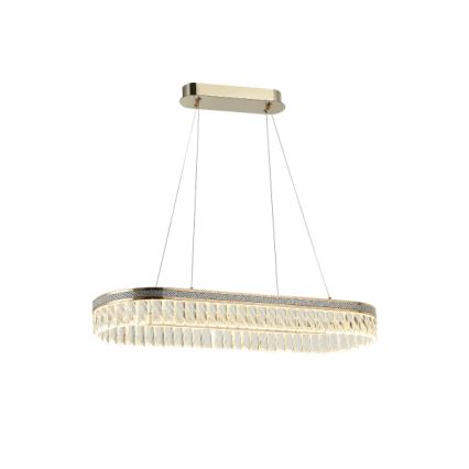 Dimbar LED-kristallkrona på vajer THALIA LED/50W/230V 3000-6000K + fjärrkontroll