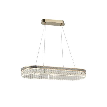 Dimbar LED-kristallkrona på vajer THALIA LED/50W/230V 3000-6000K + fjärrkontroll