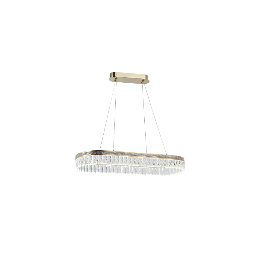 Dimbar LED-kristallkrona på vajer THALIA LED/50W/230V 3000-6000K + fjärrkontroll