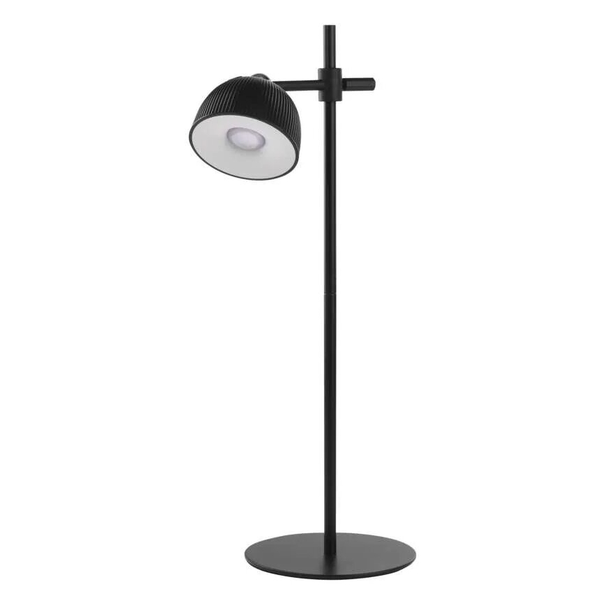LED Dimbart uppladdningsbart skrivbordslampa magnetisk 4-i-1 LED/4,2W/3,7V 4000K 1200mAh svart
