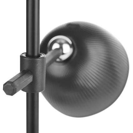 LED Dimbart uppladdningsbart skrivbordslampa magnetisk 4-i-1 LED/4,2W/3,7V 4000K 1200mAh svart