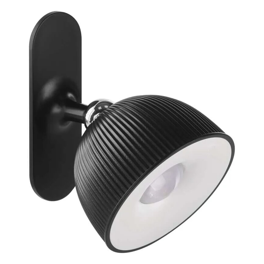 LED Dimbart uppladdningsbart skrivbordslampa magnetisk 4-i-1 LED/4,2W/3,7V 4000K 1200mAh svart