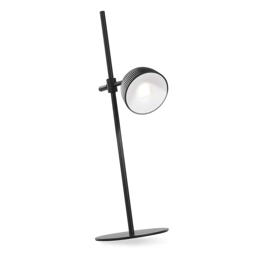 LED Dimbart uppladdningsbart skrivbordslampa magnetisk 4-i-1 LED/4,2W/3,7V 4000K 1200mAh svart