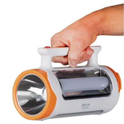 LED Dimbart uppladdningsbart ficklampa 2-i-1 med powerbankfunktion LED/5W/230V 3500 mAh