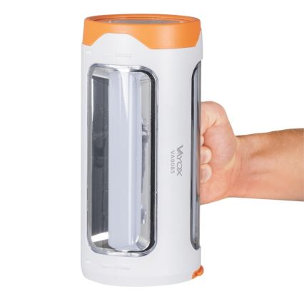 LED Dimbart uppladdningsbart ficklampa 2-i-1 med powerbankfunktion LED/5W/230V 3500 mAh