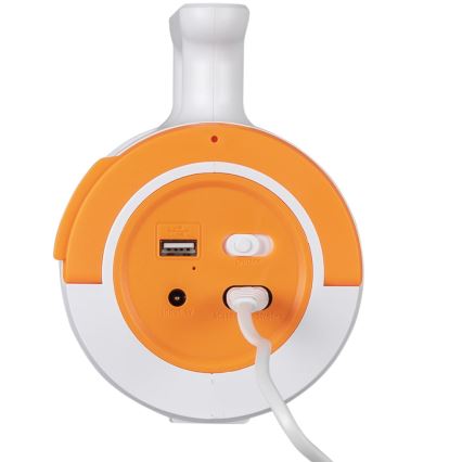 LED Dimbart uppladdningsbart ficklampa 2-i-1 med powerbankfunktion LED/5W/230V 3500 mAh