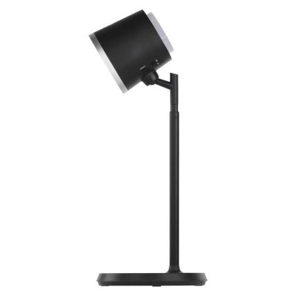LED Dimbart uppladdningsbart skrivbordslampa 4-i-1 LED/6W/3,7V 3000K/4000K/6500K 1500mAh svart