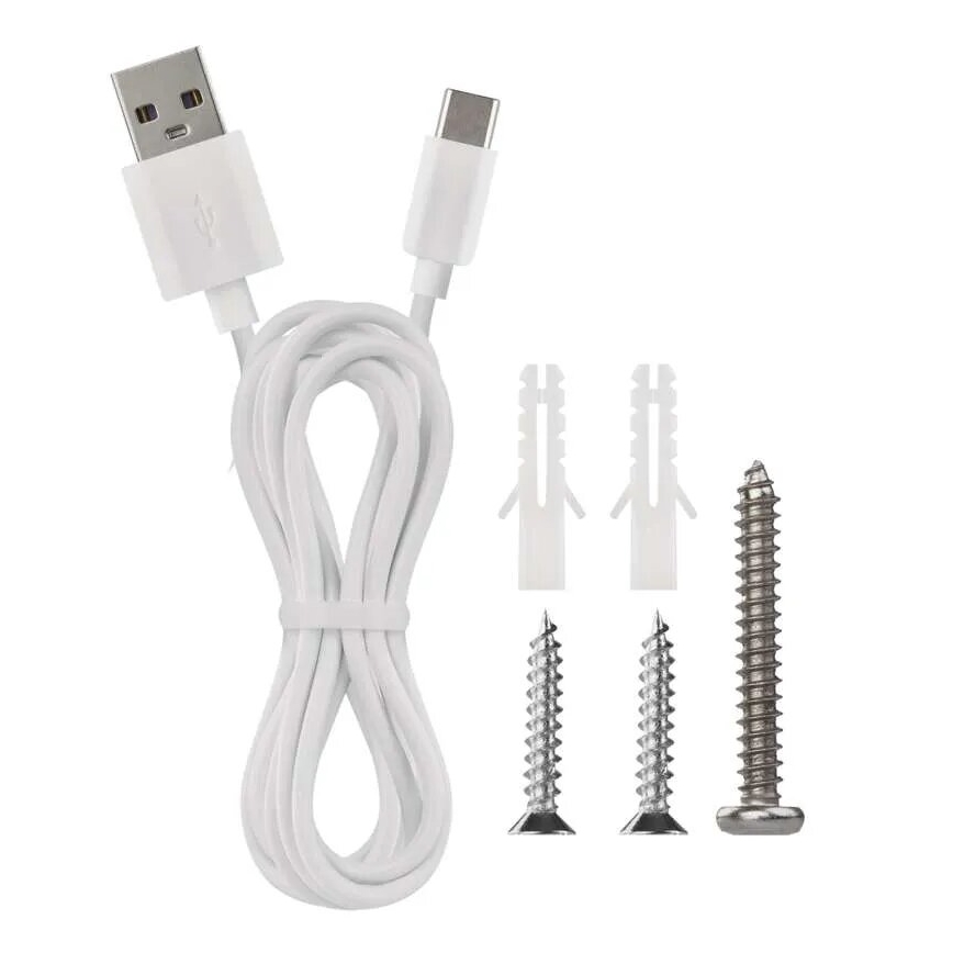 LED Dimbart uppladdningsbart skrivbordslampa 4-i-1 LED/6W/3,7V 3000K/4000K/6500K 1500mAh vit