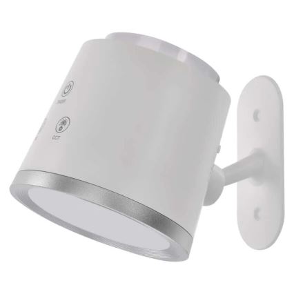 LED Dimbart uppladdningsbart skrivbordslampa 4-i-1 LED/6W/3,7V 3000K/4000K/6500K 1500mAh vit