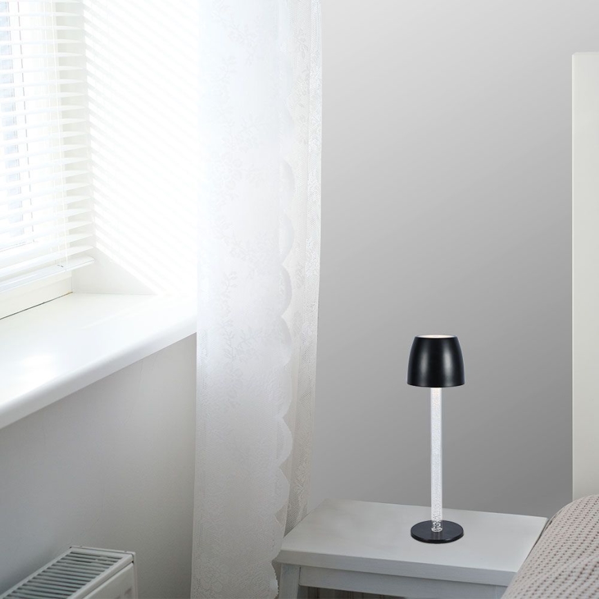 LED Dimbart uppladdningsbart touchbordslampa LED/3W/5V 3000K 1800 mAh vit