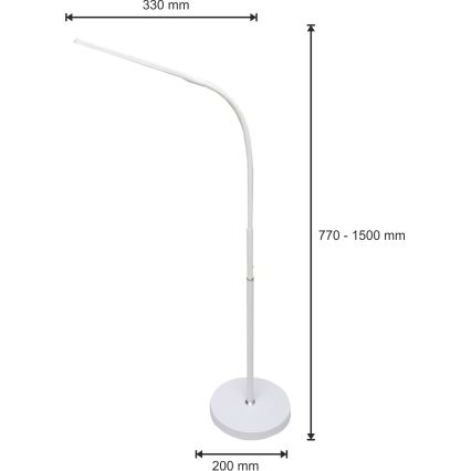 LED Dimbar lampa 3-i-1 LED/10W/230V 3000/4000/6000K CRI 90 vit