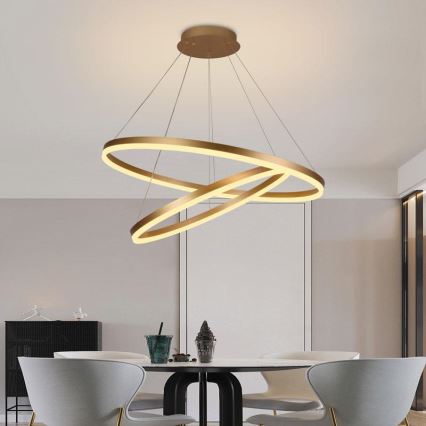 LED Dimbar taklampa LED/100W/230V 3000-6500K Ø 80 cm + fjärrkontroll