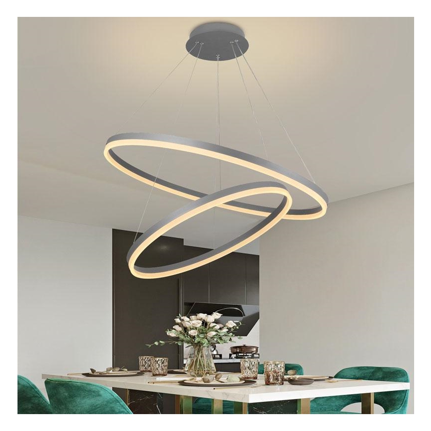 LED Dimbar taklampa LED/100W/230V 3000-6500K Ø 80 cm + fjärrkontroll