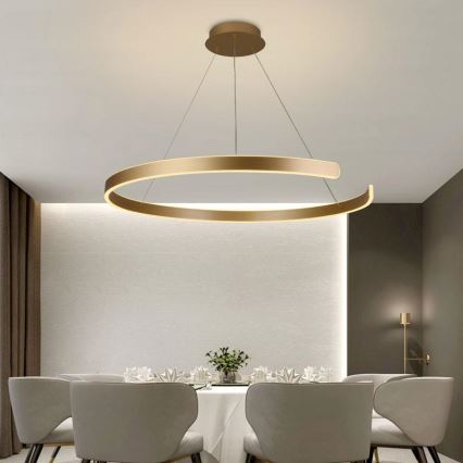 LED Dimbar taklampa LED/100W/230V 3000-6500K Ø 80 cm + fjärrkontroll