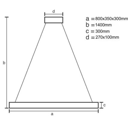 LED Dimbart kristallkrona på kabel LED/100W/230V 3000-6500K guld + fjärrkontroll