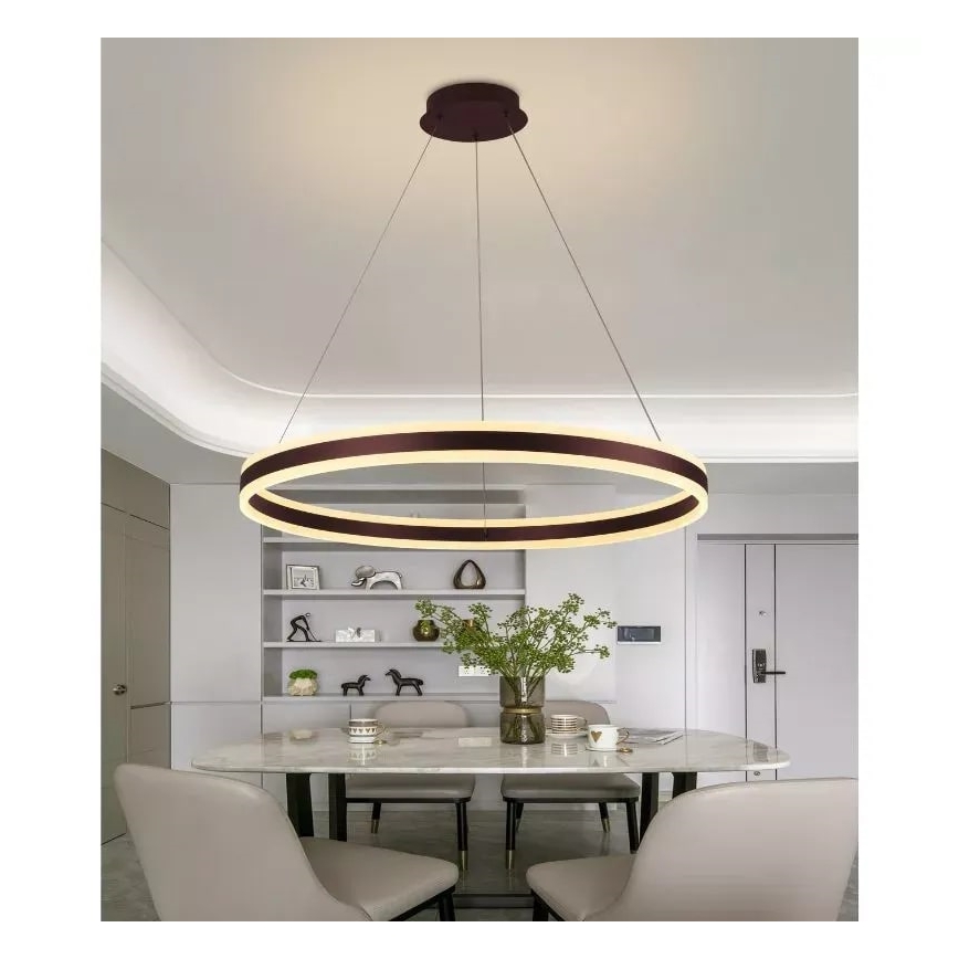 LED Dimbar taklampa LED/110W/230V 3000-6500K Ø 80 cm + fjärrkontroll