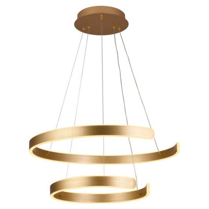 LED Dimbar taklampa LED/120W/230V 3000-6500K Ø 60 cm + fjärrkontroll