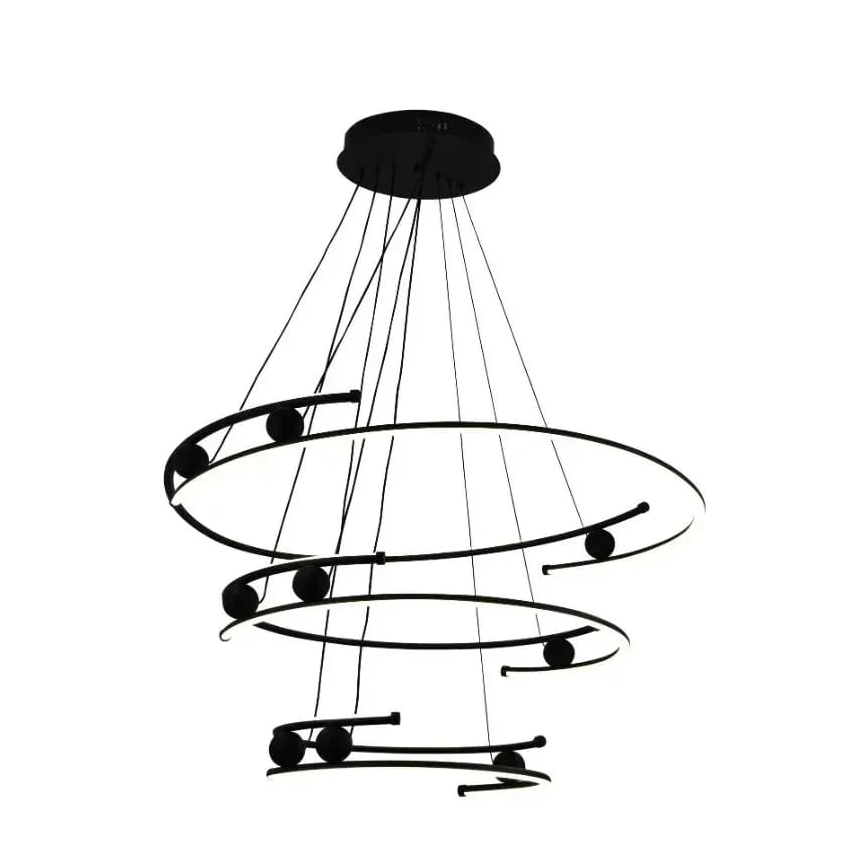 LED dimbar taklampa LED/170W/230V 3000-6500K Ø 80 cm + fjärrkontroll
