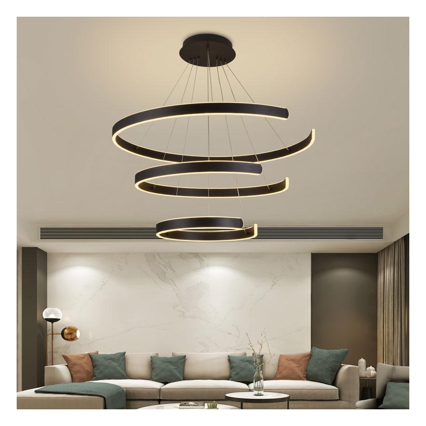 LED Dimbar taklampa LED/220W/230V 3000-6500K Ø 80 cm + fjärrkontroll