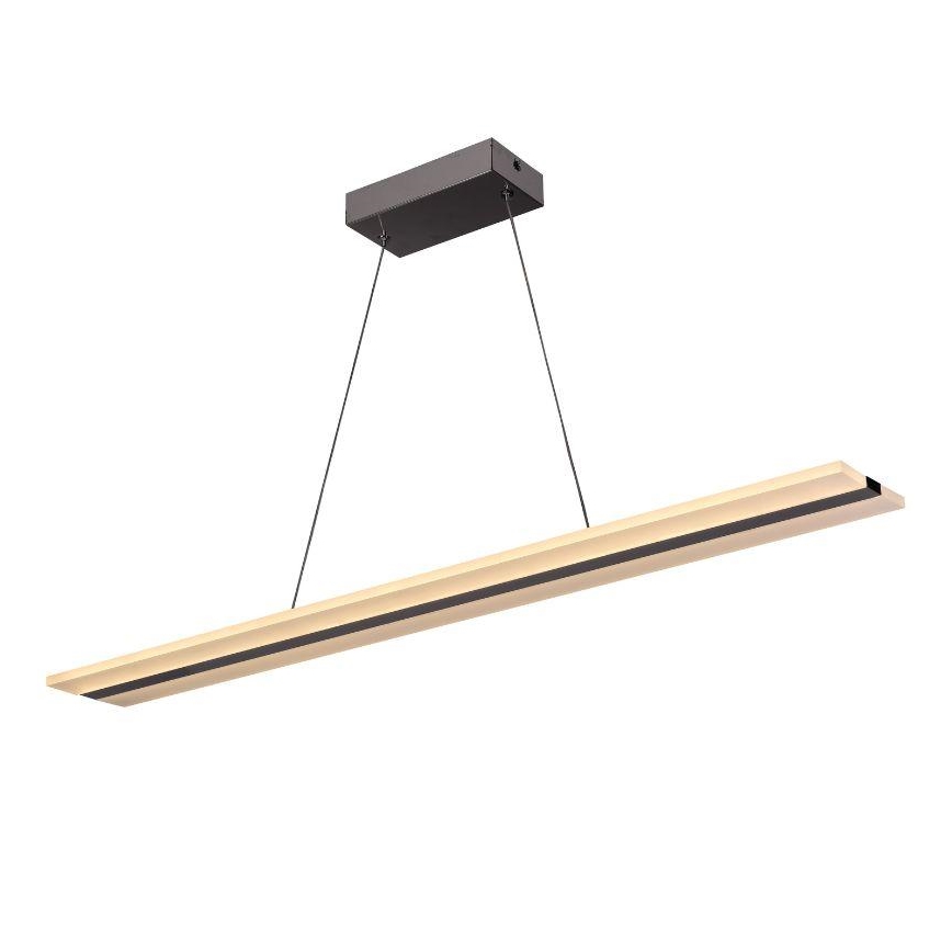 LED Dimbart taklampa LED/40W/230V 3000-6500K krom + fjärrkontroll