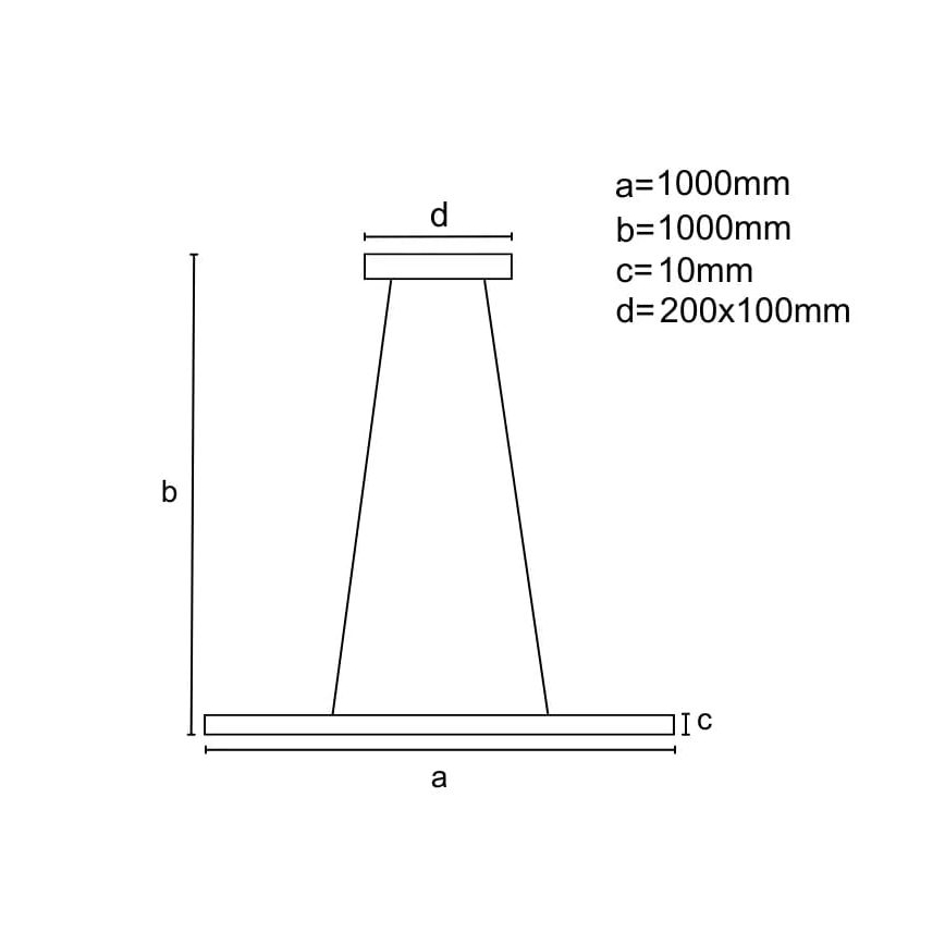 LED Dimbart taklampa LED/40W/230V 3000-6500K krom + fjärrkontroll