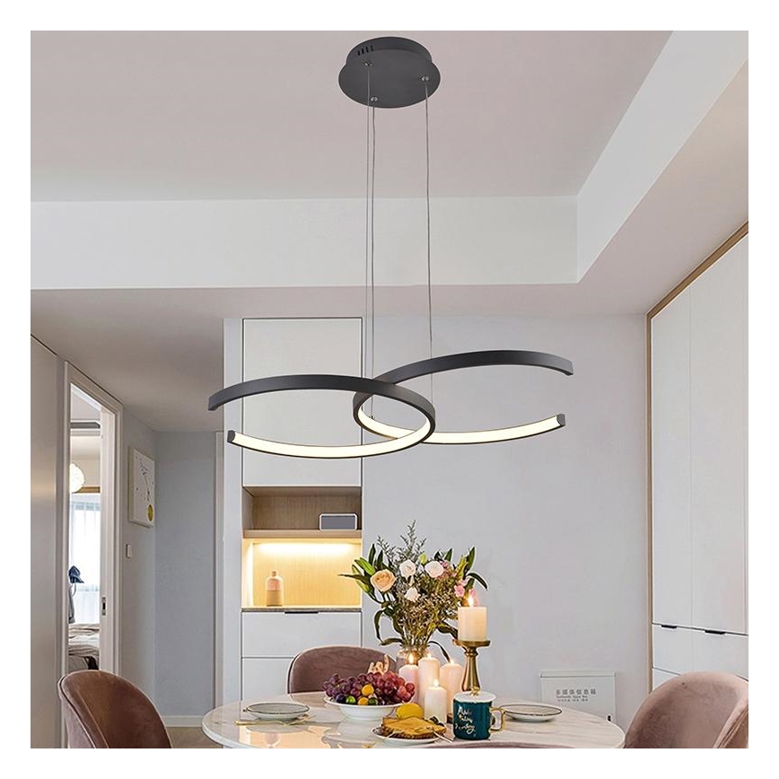 LED dimbar taklampa LED/50W/230V 3000-6500K + fjärrkontroll