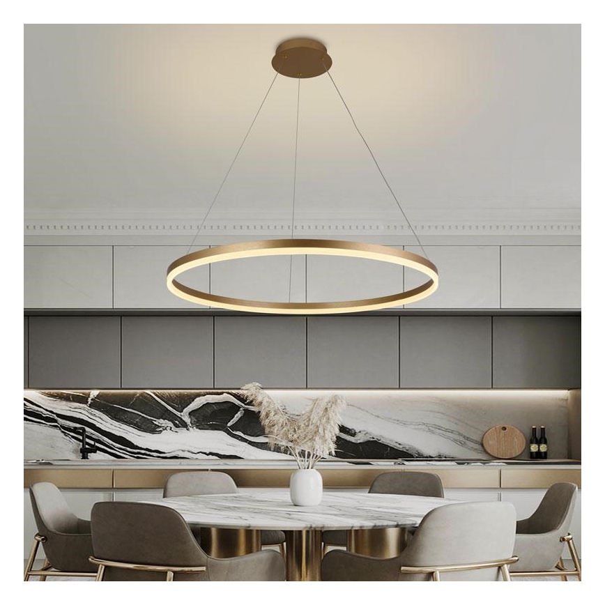 LED Dimbar taklampa LED/55W/230V 3000-6500K Ø 80 cm + fjärrkontroll