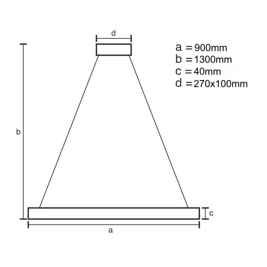LED Dimbart taklampa LED/55W/230V 3000-6500K + fjärrkontroll