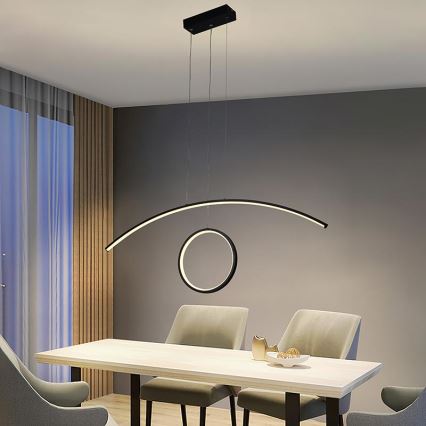 LED Dimbart taklampa LED/55W/230V 3000-6500K + fjärrkontroll