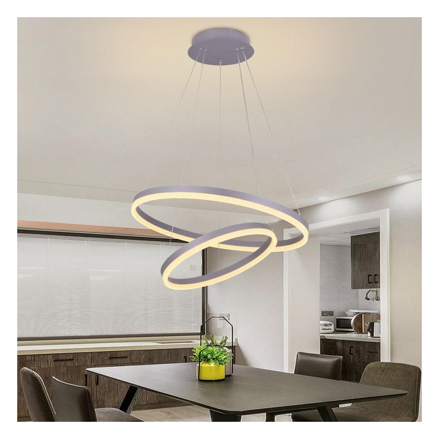 LED dimbar taklampa LED/70W/230V 3000-6500K Ø 60 cm + fjärrkontroll