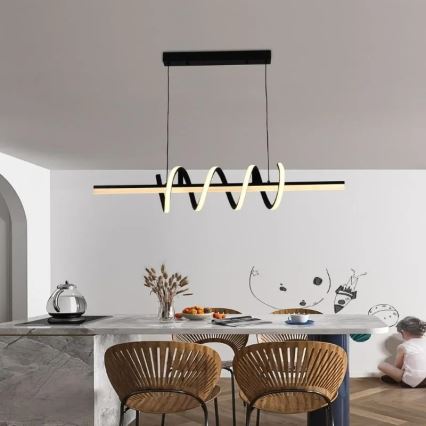 LED dimbar taklampa LED/70W/230V 3000-6500K + fjärrkontroll