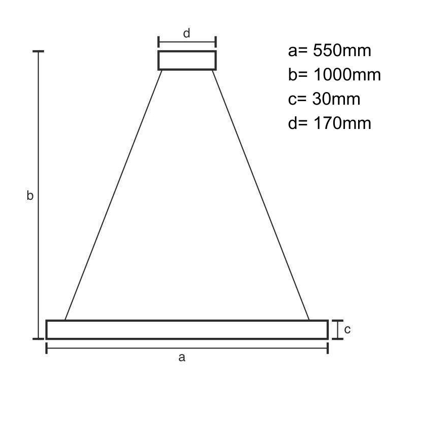 LED Dimbar taklampa LED/70W/230V 3000-6500K Ø 55 cm vit + fjärrkontroll