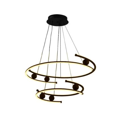 LED dimbar taklampa LED/80W/230V 3000-6500K Ø 60 cm + fjärrkontroll