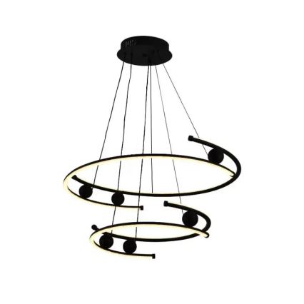 LED dimbar taklampa LED/80W/230V 3000-6500K Ø 60 cm + fjärrkontroll