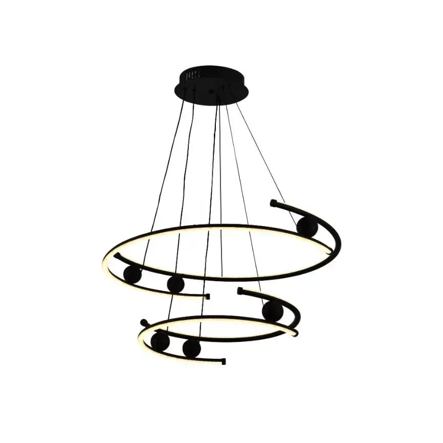 LED dimbar taklampa LED/80W/230V 3000-6500K Ø 60 cm + fjärrkontroll