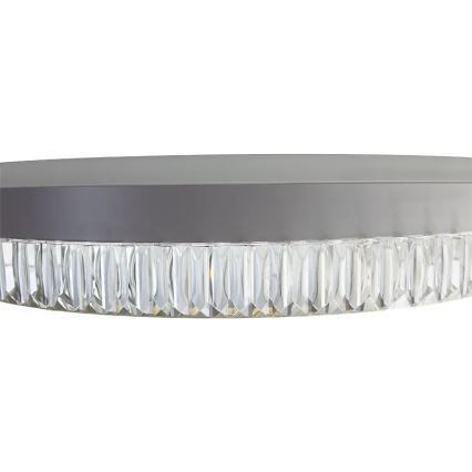 LED Dimbar kristallkrona på kabel LED/80W/230V 3000-6500K vit + fjärrkontroll