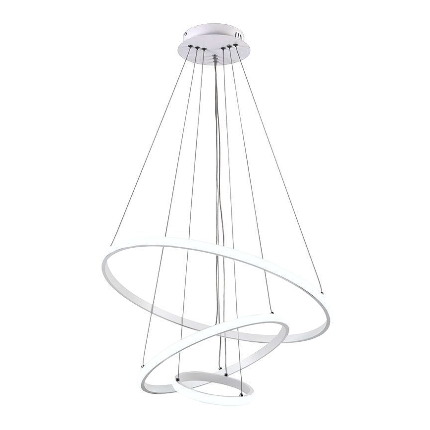 LED dimbar taklampa LED/90W/230V 3000-6500K Ø 60 cm + fjärrkontroll