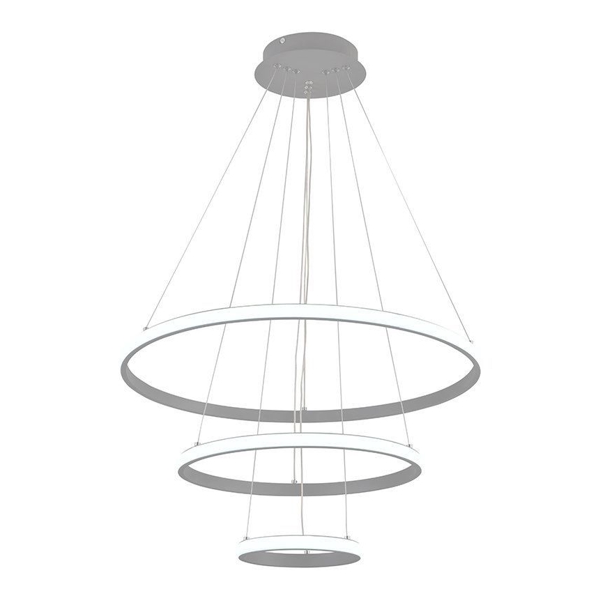 LED dimbar taklampa LED/90W/230V 3000-6500K Ø 60 cm + fjärrkontroll