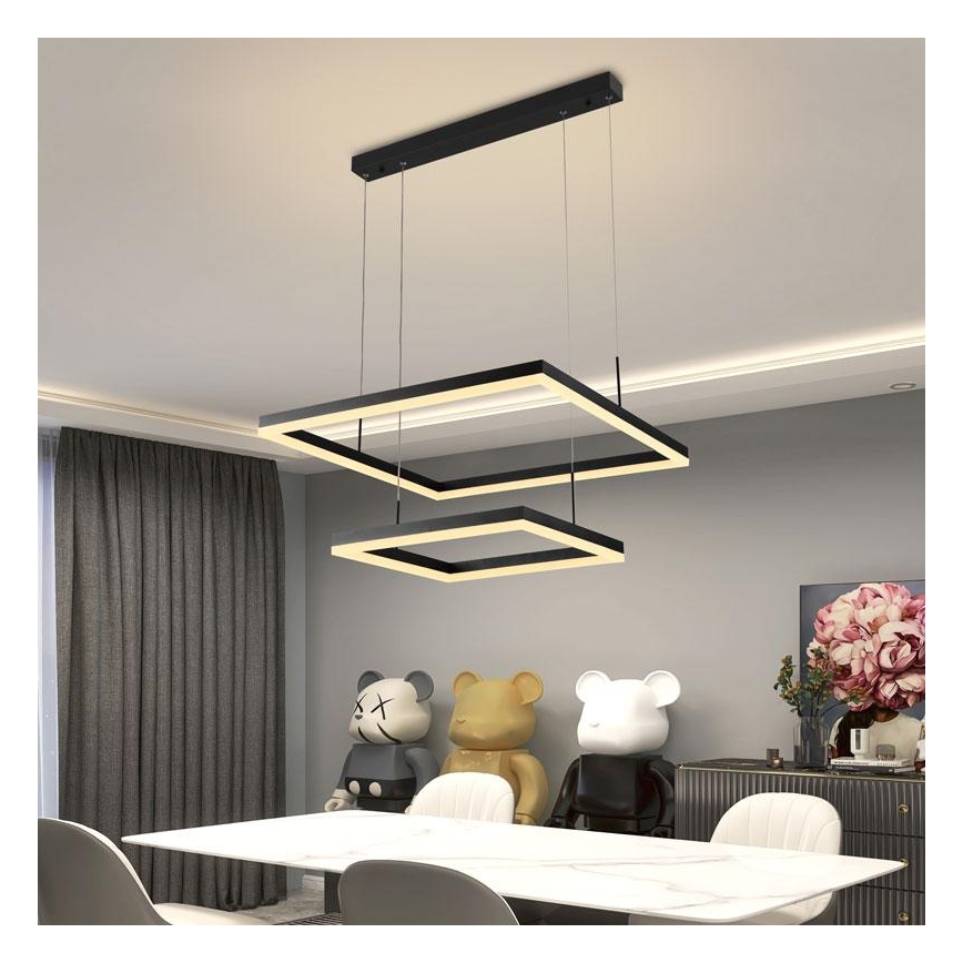 LED dimbar taklampa LED/90W/230V 3000-6500K + fjärrkontroll