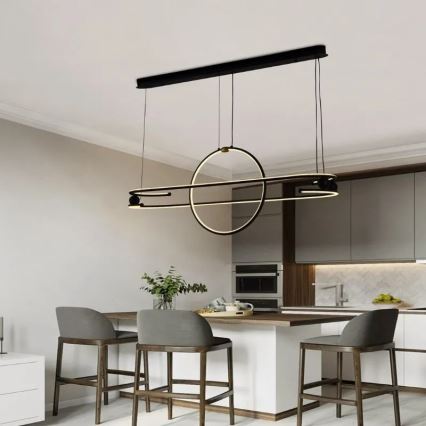 LED Dimbart taklampa LED/95W/230V 3000-6500K + fjärrkontroll