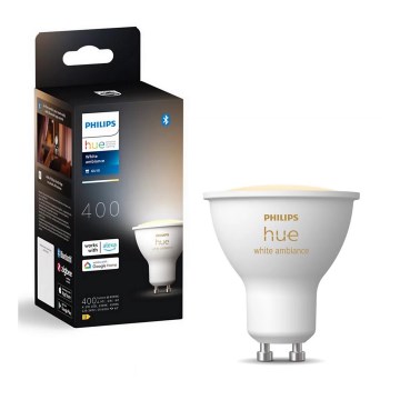 LED Dimbar lampa Philips Hue WHITE AMBIANCE GU10/4,2W/230V 2200-6500K