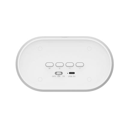 LED Dimbart nattlampa med väckarklocka KAJA LED/1,3W/5V 3000K