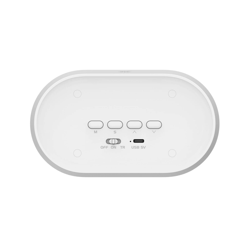 LED Dimbart nattlampa med väckarklocka KAJA LED/1,3W/5V 3000K