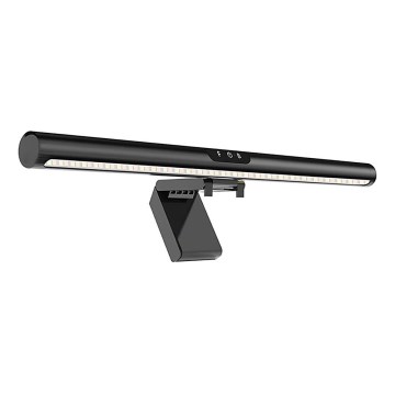 LED Dimbar pekskärmsbelysning LED/5W/5V 3000/4000/5000/6000K 42 cm svart