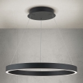 LED dimbar pendel på vajer KOLK LED/60W/230V 2700/3000/4000K Ø 60 cm svart
