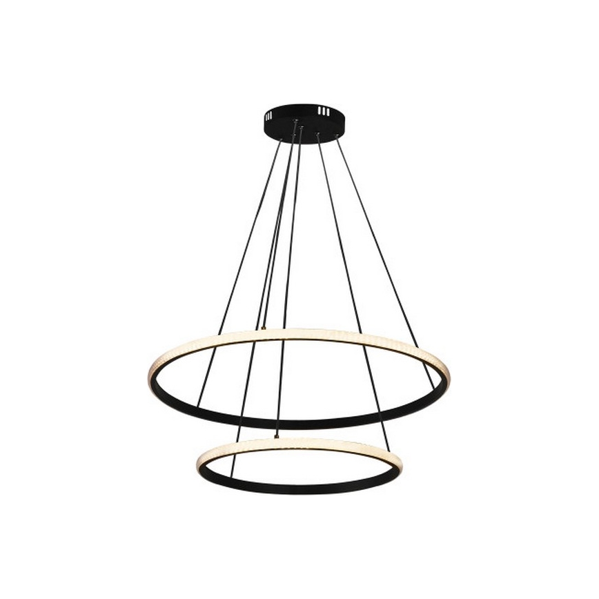 LED-dimbar pendellampa på vajer LED/55W/230V 3000-6500K Ø 60 cm + fjärrkontroll