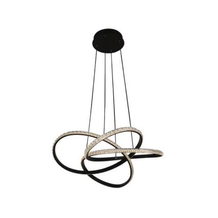 Dimbar LED-pendel på vajer LED/95W/230V 3000-6500K Ø 57 cm + fjärrkontroll