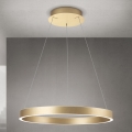 LED dimbar pendellampa med vajer KOLK LED/60W/230V 2700/3000/4000K Ø 60 cm guld
